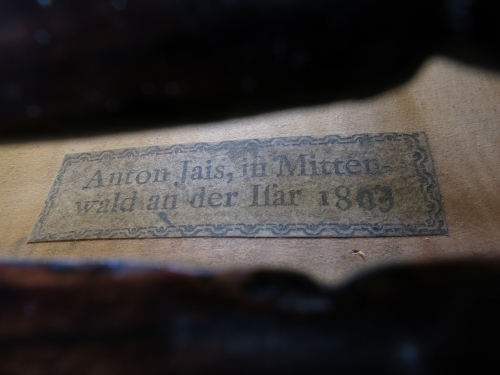 Anton Jais, Mittenwald 1803